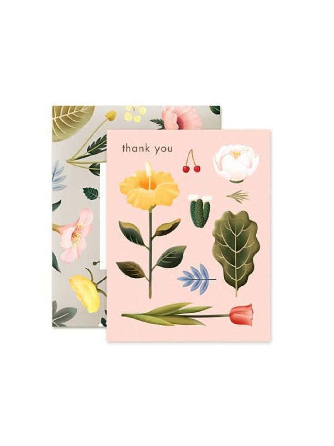 Clap Clap Design Pastel Blossoms Thank You Card - Blush | Twentyseven Toronto