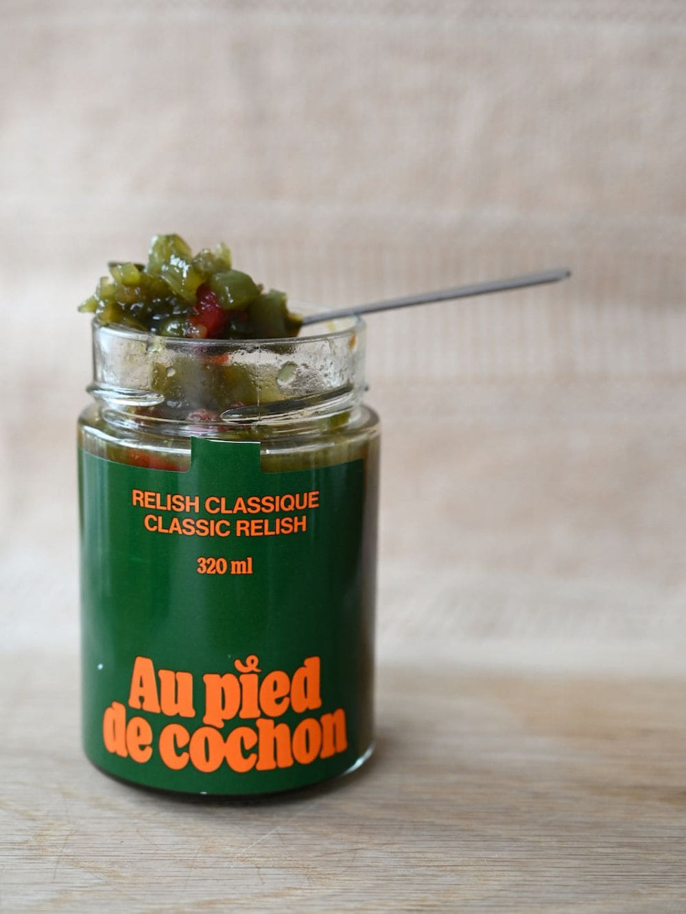Favuzzi Au Pied de Cochon Classic Relish 320ml | Twentyseven Toronto