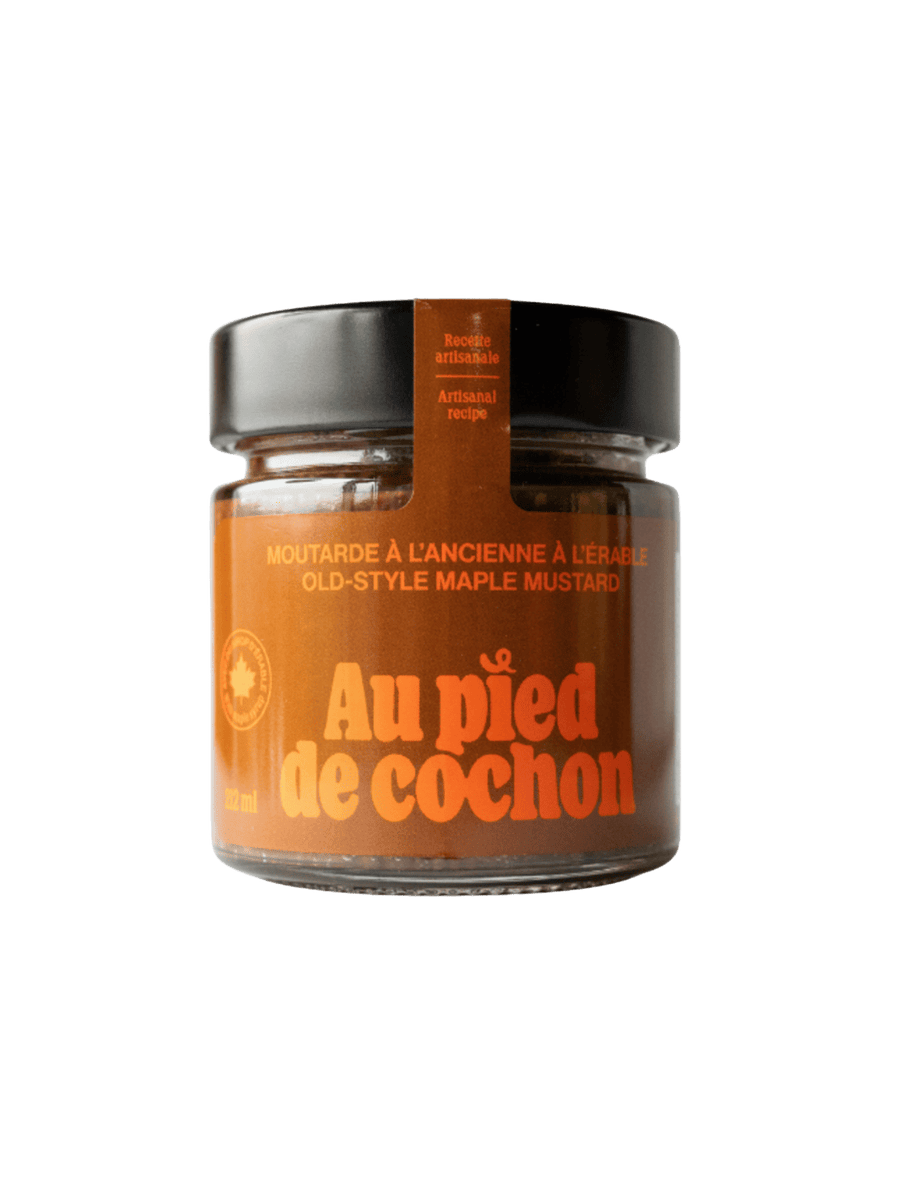 Favuzzi Au Pied De Cochon Old Style Maple Dijon Mustard 220ml | Twentyseven Toronto