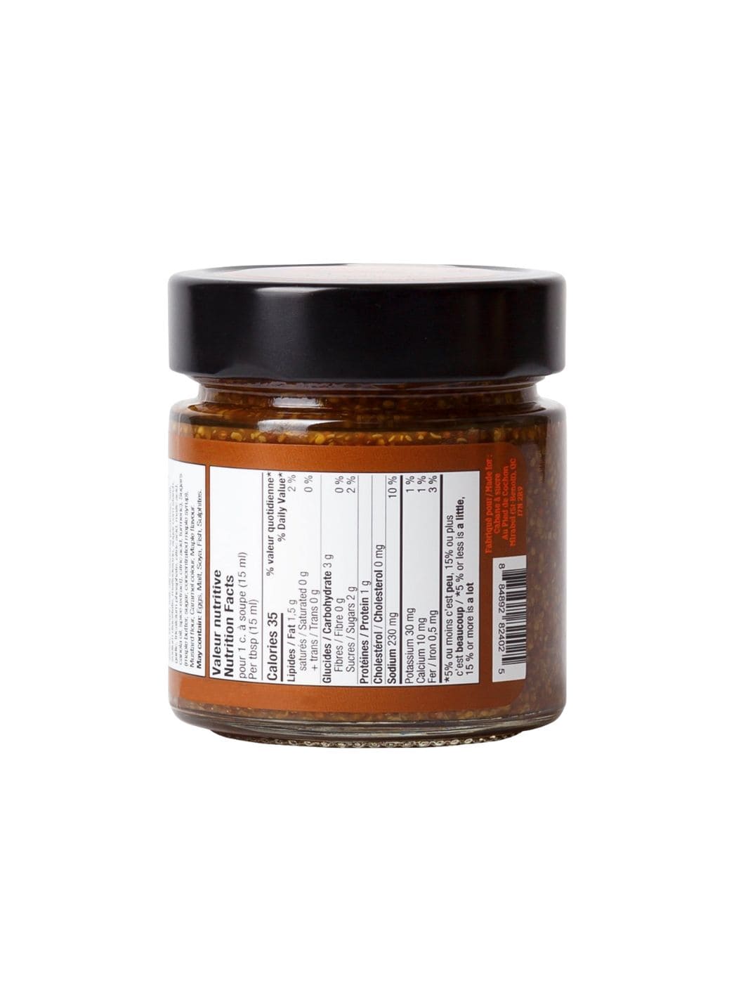 Favuzzi Au Pied De Cochon Old Style Maple Dijon Mustard 220ml | Twentyseven Toronto