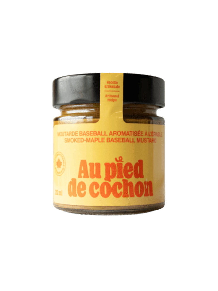 Favuzzi Au Pied De Cochon Smoked Maple Baseball Mustard 253g | Twentyseven Toronto