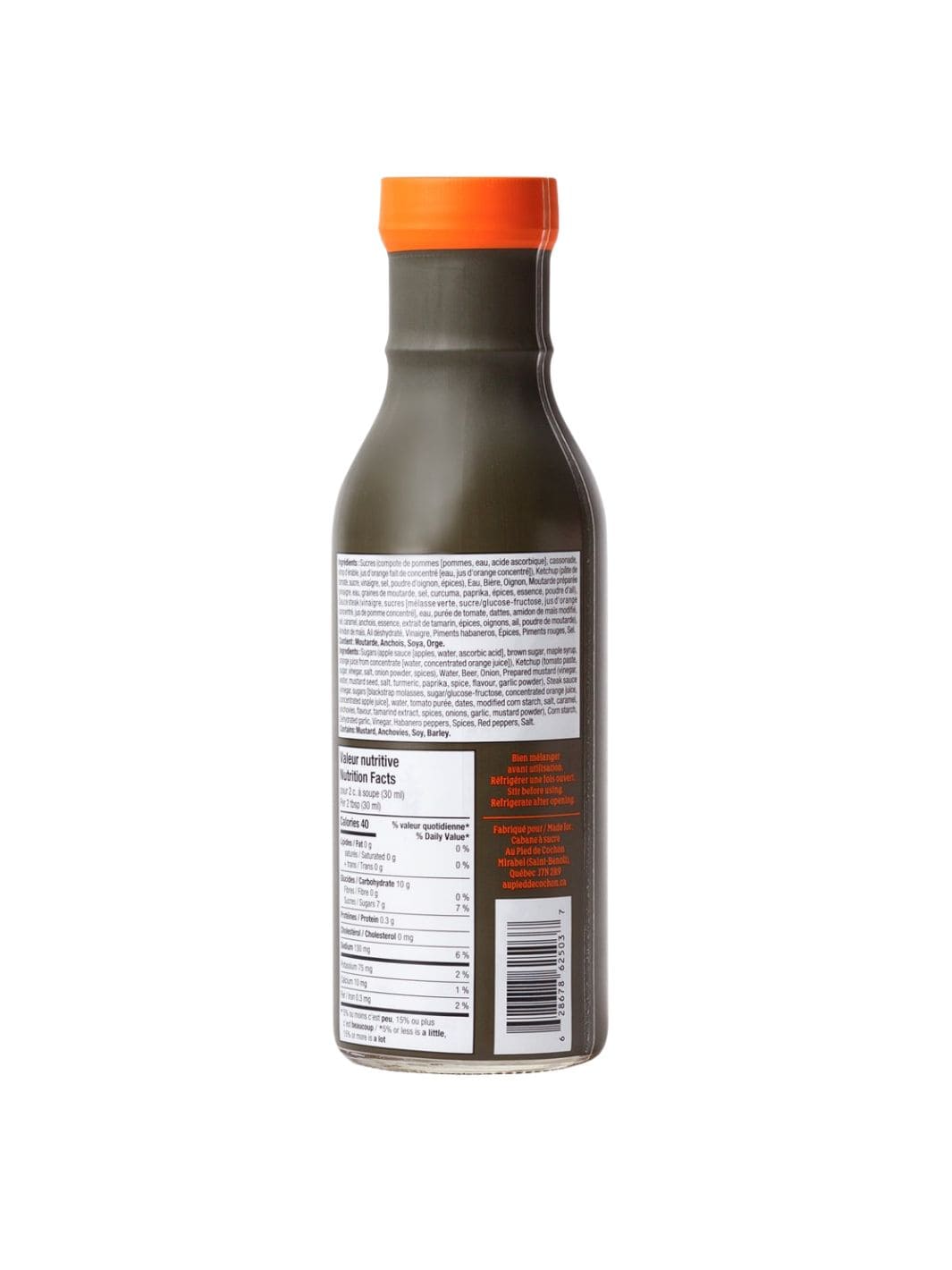 Favuzzi Au Pied de Cochon Spicy Habanero Maple BBQ Sauce 345ml | Twentyseven Toronto