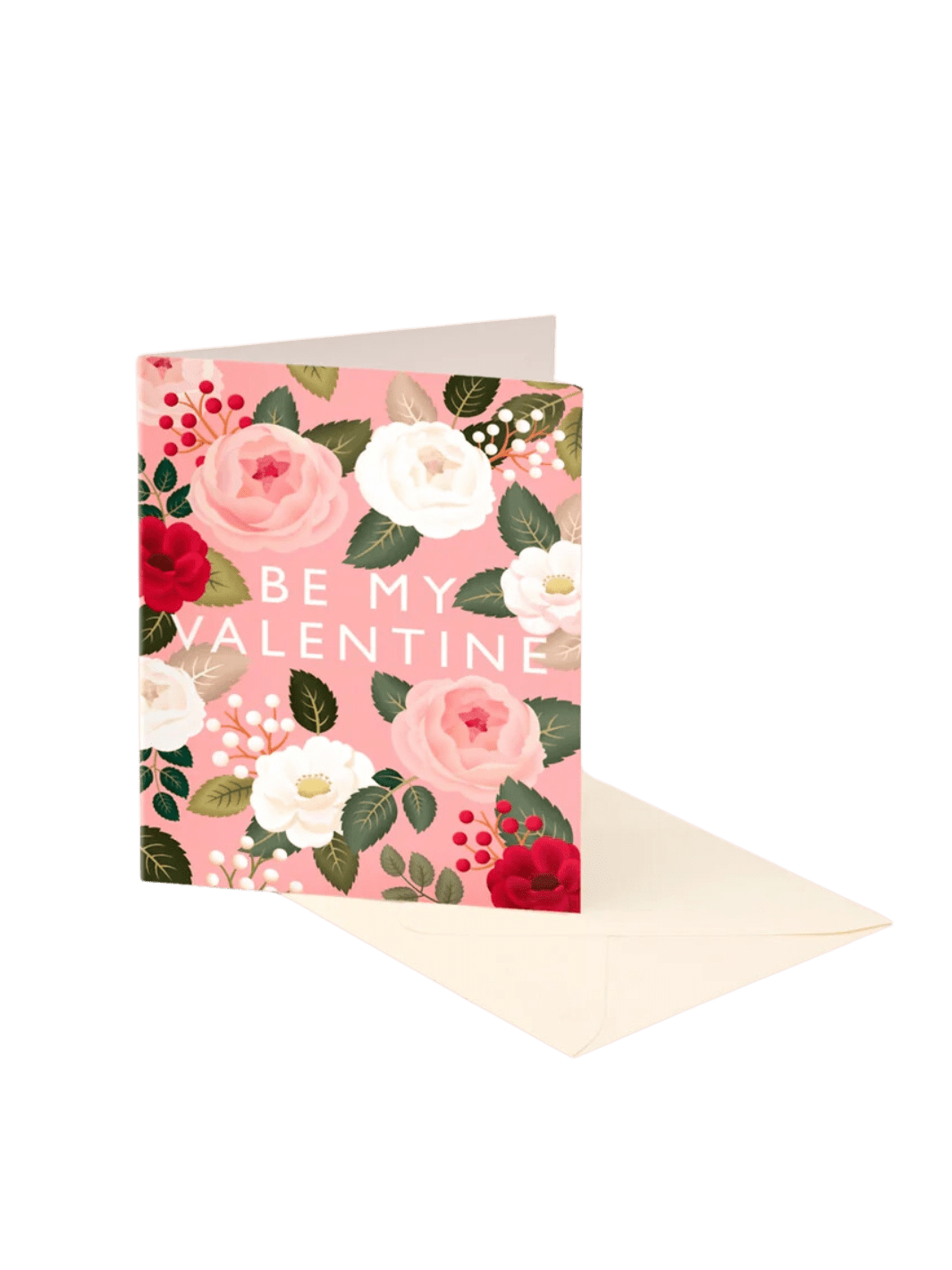 Clap Clap Design Pink Rose Valentine's Day Card | Twentyseven Toronto