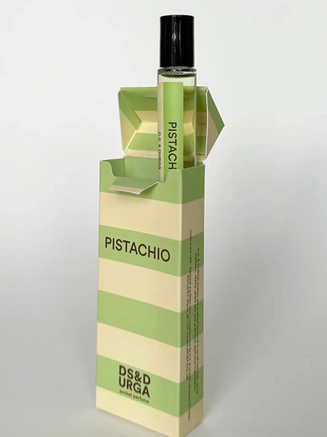 DS & Durga 'Pistachio' pocket perfume on a white background | Twentyseven Toronto