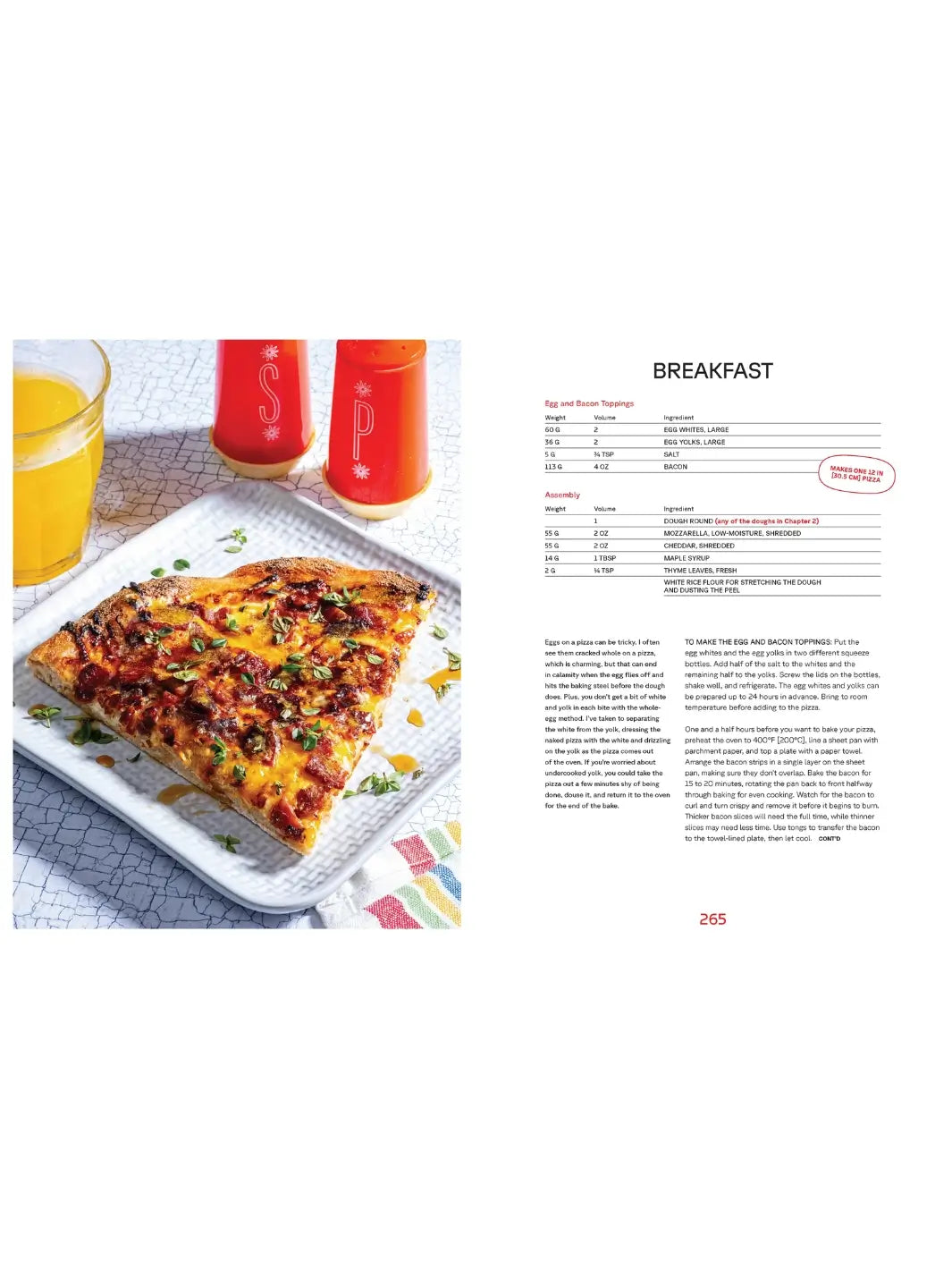 A recipe for "Breakfast" pizza from Pizza Practice: Doughs, Techniques + Toppings by Tara Jensen | Twentyseven Toronto