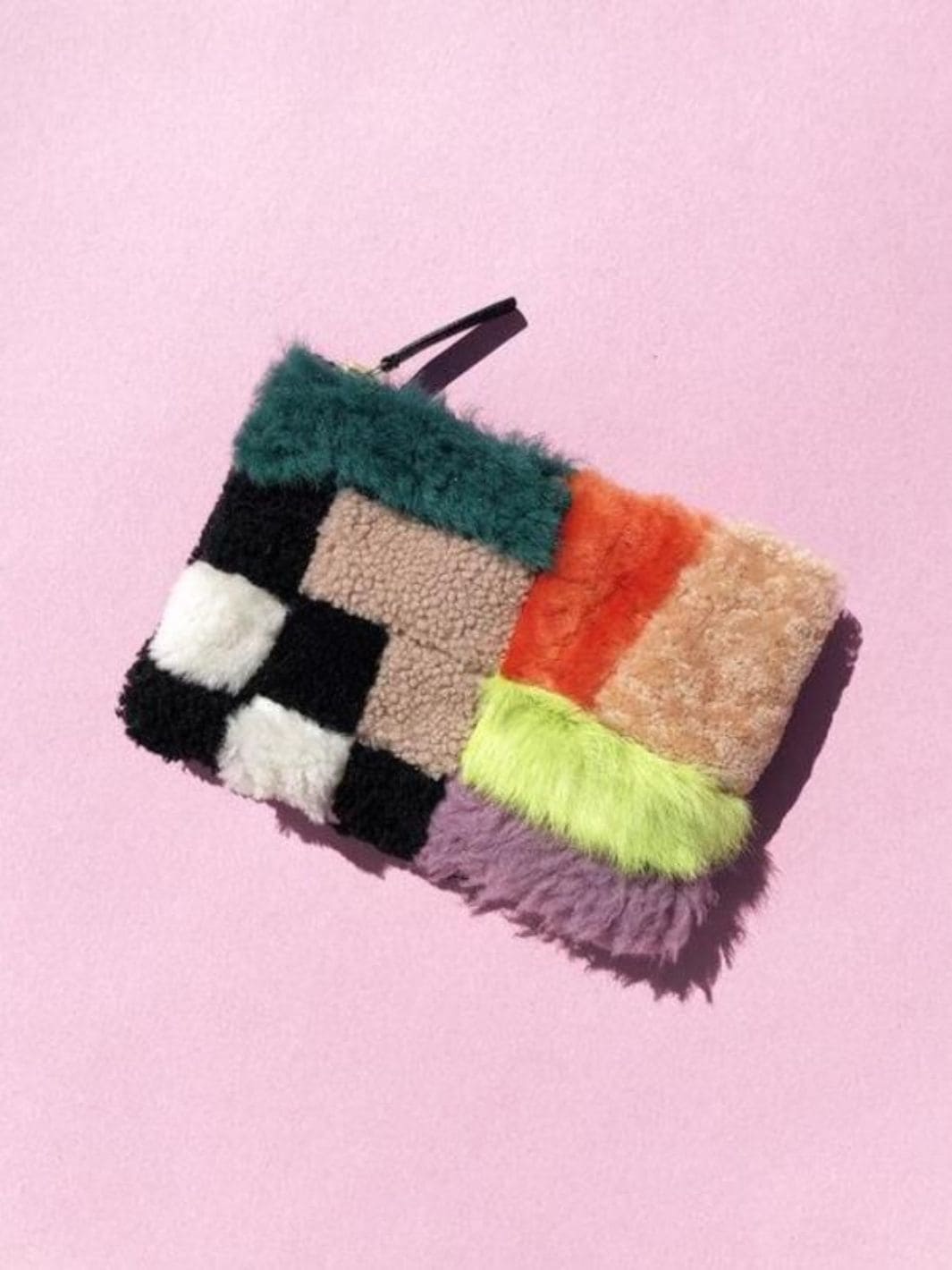 Primecut Playground Shearling Zipper Pouch | Twentyseven Toronto