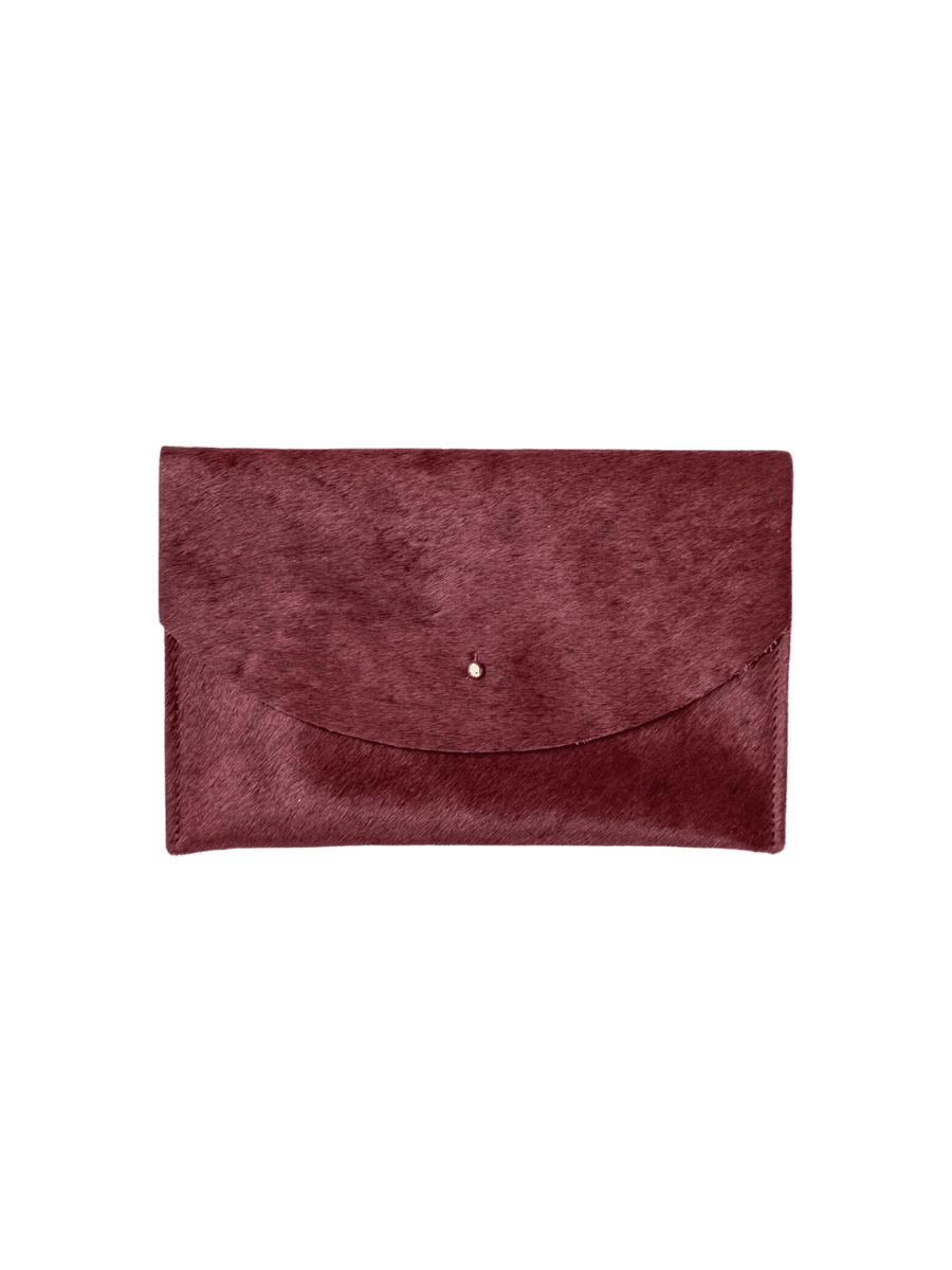 Primecut Plum Cowhide Envelope Pouch | Twentyseven Toronto