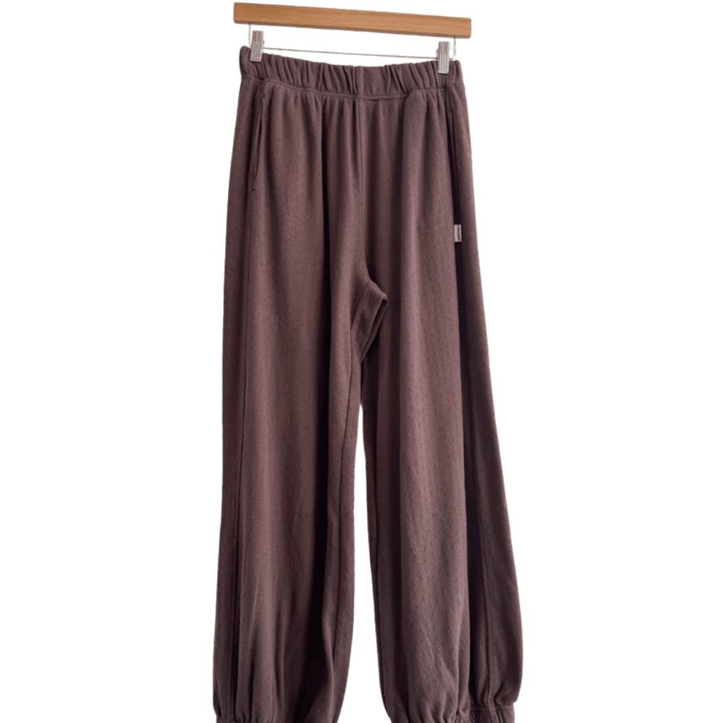 Le Bon Shoppe Pointelle Balloon Pants in Chocolate | Twentyseven