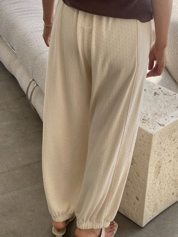 Le Bon Shoppe Pointelle Balloon Pants in Naturel | Twentyseven Toronto