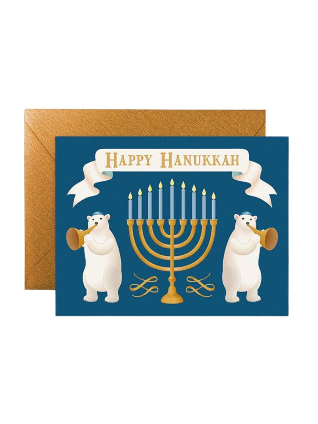 Clap Clap Design Polar Bears Hanukkah Card | Twentyseven Toronto