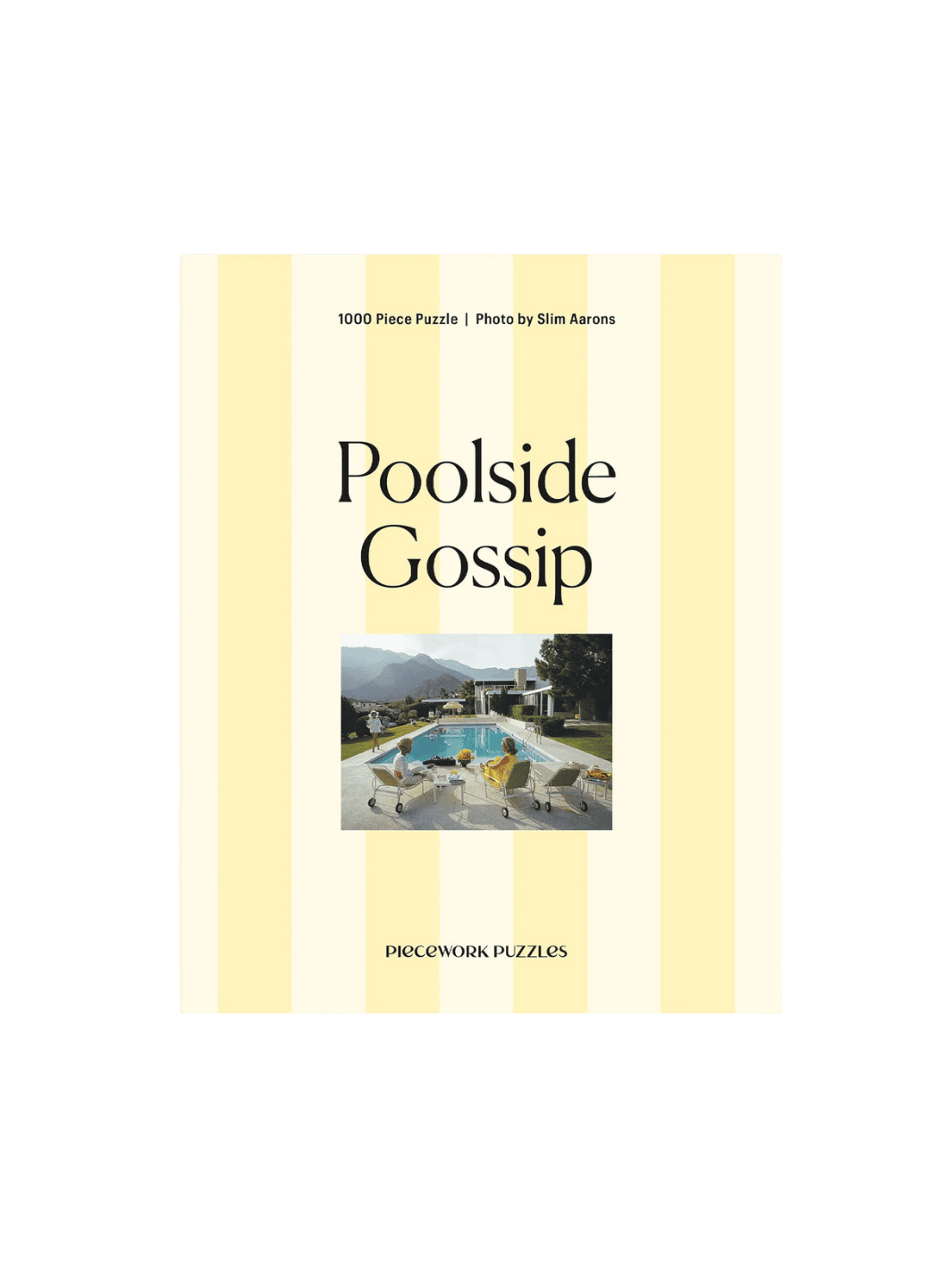 Piecework Puzzles Poolside Gossip - Slim Aarons Collab - 1000 Piece Puzzle | Twentyseven Toronto