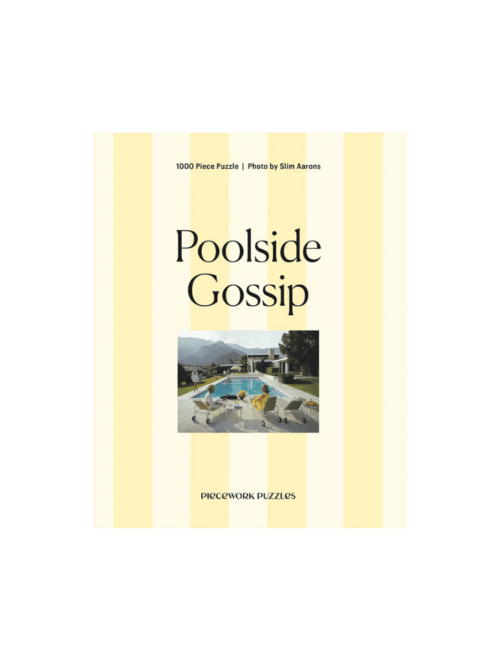 Piecework Puzzles Poolside Gossip - Slim Aarons Collab - 1000 Piece Puzzle | Twentyseven Toronto