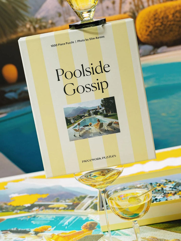 Piecework Puzzles Poolside Gossip - Slim Aarons Collab - 1000 Piece Puzzle | Twentyseven Toronto