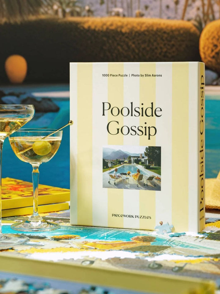 Piecework Puzzles Poolside Gossip - Slim Aarons Collab - 1000 Piece Puzzle | Twentyseven Toronto