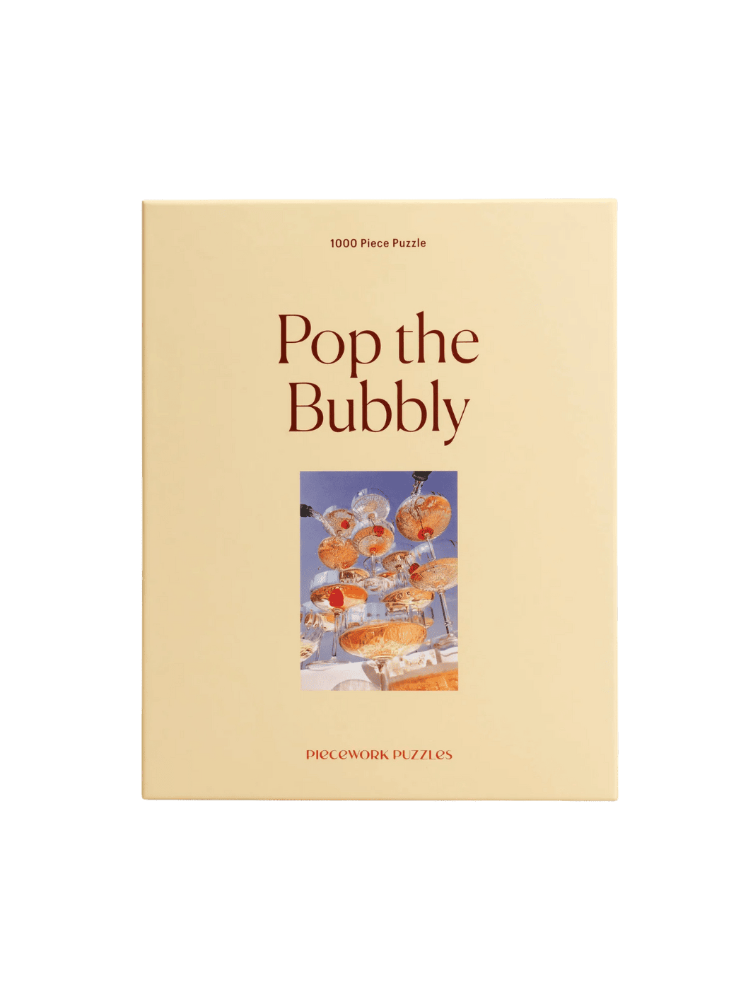 Piecework Puzzles Pop The Bubbly - 1000 Piece Puzzle | Twentyseven Toronto