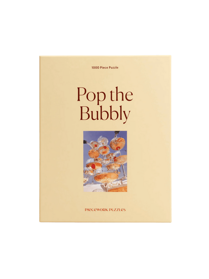 Piecework Puzzles Pop The Bubbly - 1000 Piece Puzzle | Twentyseven Toronto