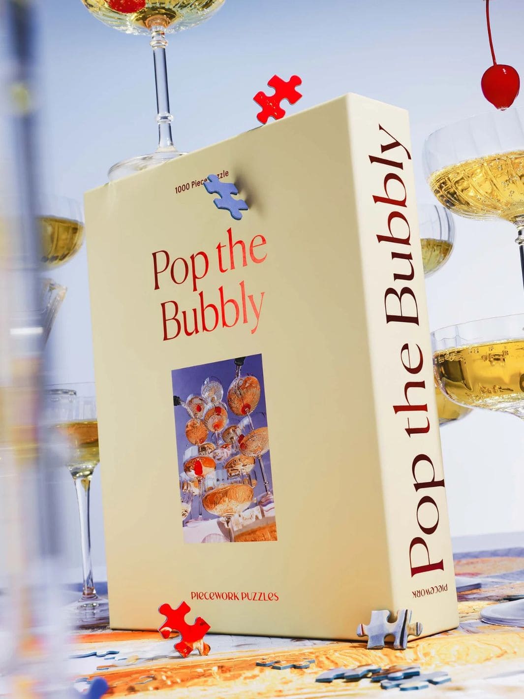 Piecework Puzzles Pop The Bubbly - 1000 Piece Puzzle | Twentyseven Toronto