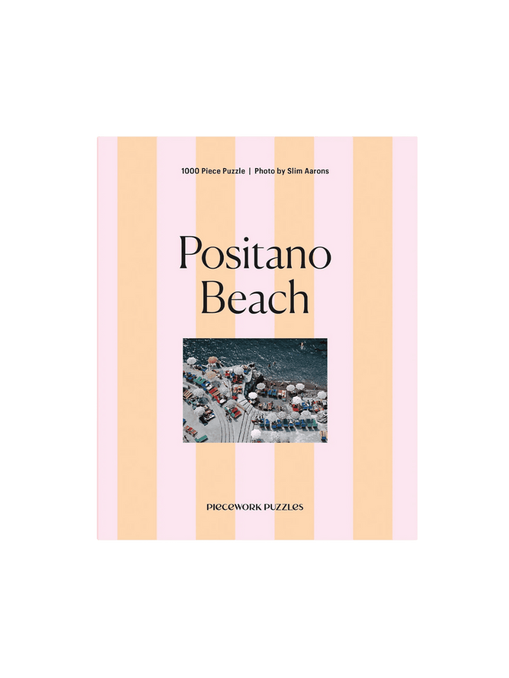 Piecework Puzzles Positano Beach x Slim Aarons - 1000 Piece Puzzle | Twentyseven Toronto
