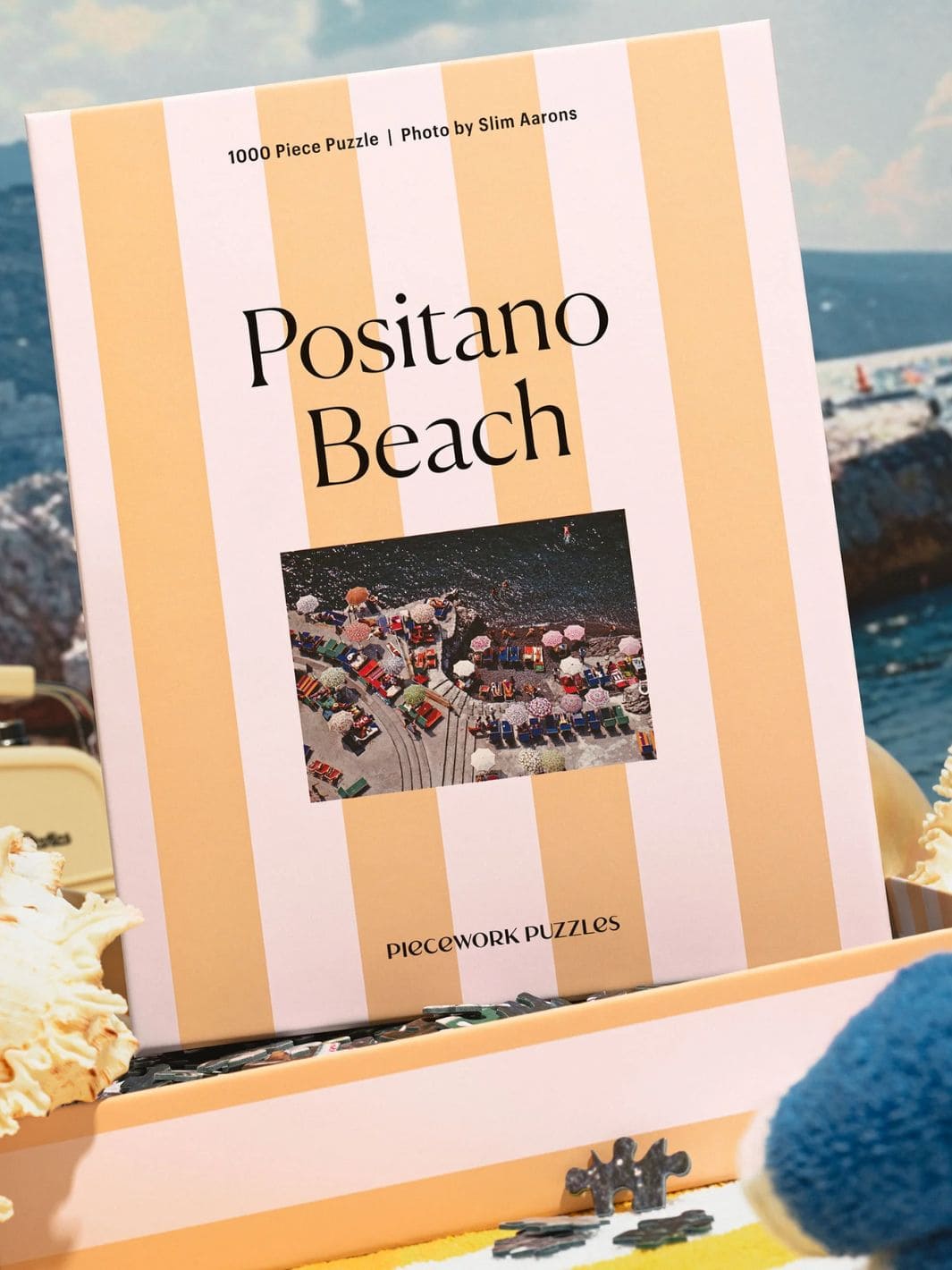 Piecework Puzzles Positano Beach x Slim Aarons - 1000 Piece Puzzle | Twentyseven Toronto