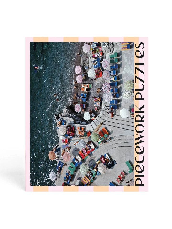 Piecework Puzzles Positano Beach x Slim Aarons - 1000 Piece Puzzle | Twentyseven Toronto