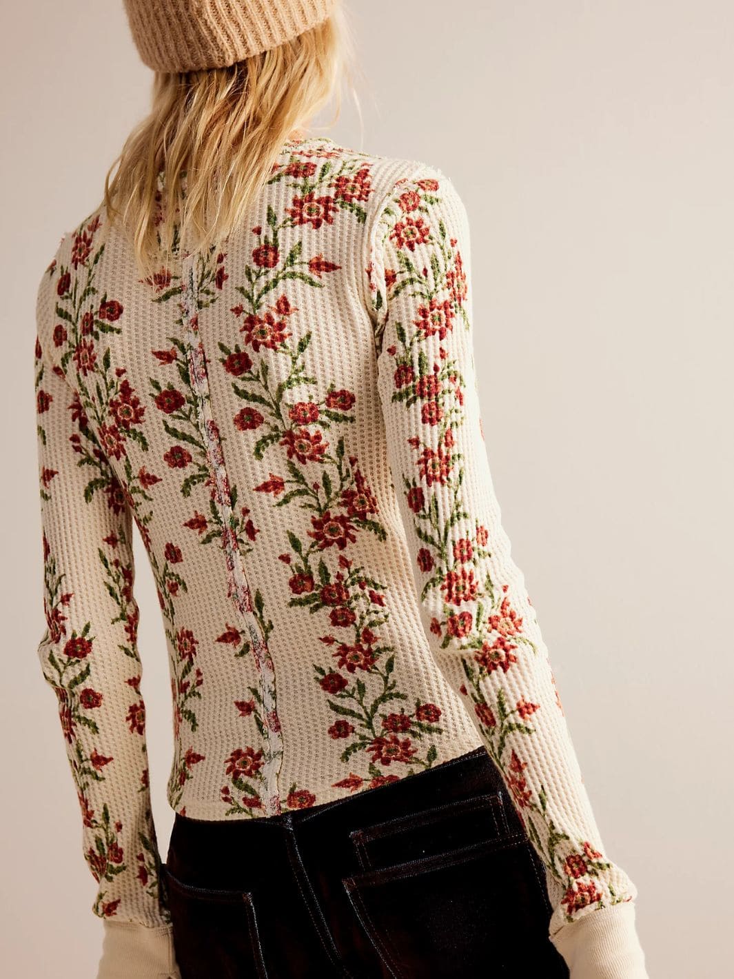 Free People We the Free Pretty Little Thermal in Sand Combo Folk Vine | Twentyseven Toronto