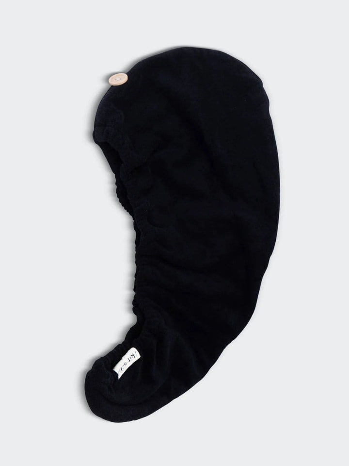 KITSCH Quick Dry Hair Towel - Eco Black | Twentyseven Toronto