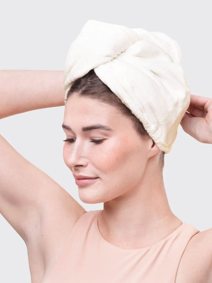 Twentyseven Toronto - KITSCH Quick Dry Hair Towel - Ivory