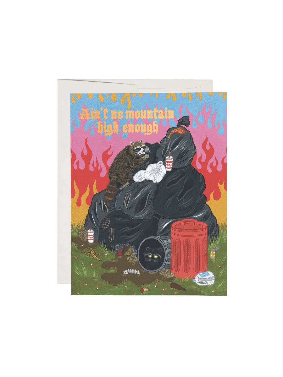 Red Cap Cards Raccoon Fun Congratulations Greeting Card by Krista Perry | Twentyseven Toronto