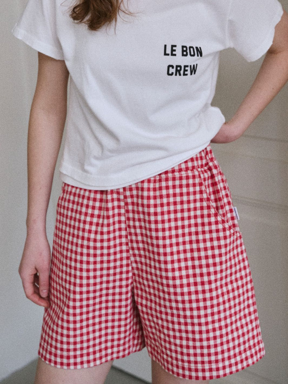 Le Bon Shoppe City Shorts in Red Gingham | Twentyseven Toronto