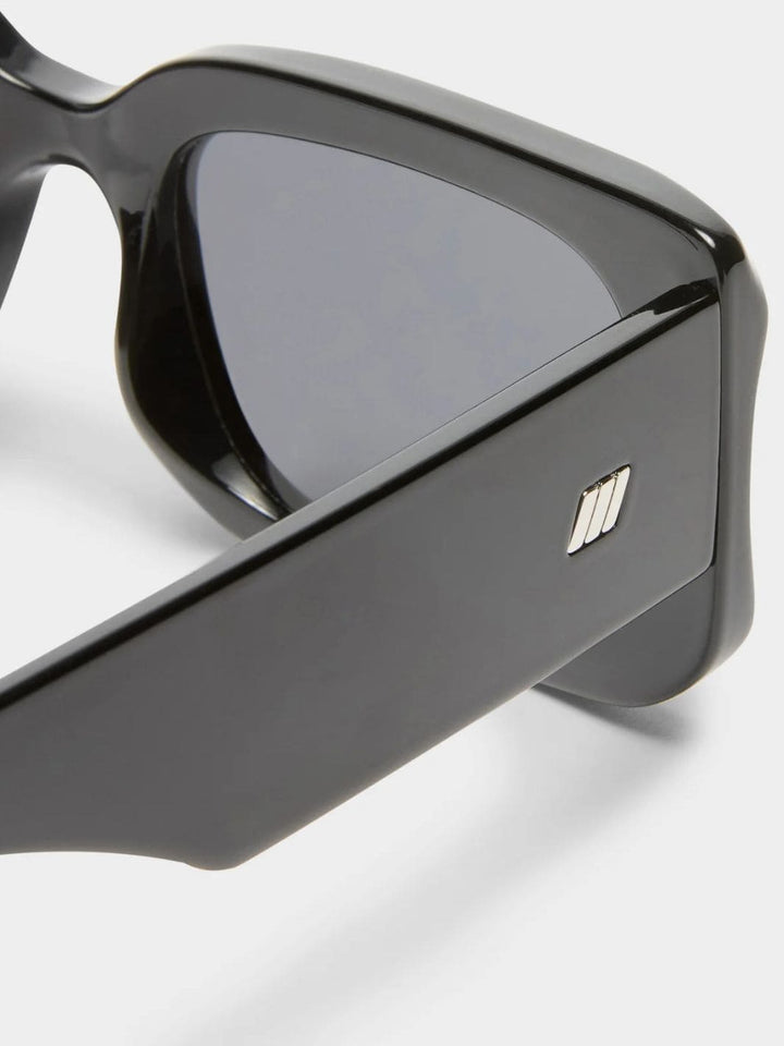 Le Specs Rippled Rebel Sunglasses in Black | Twentyseven Toronto