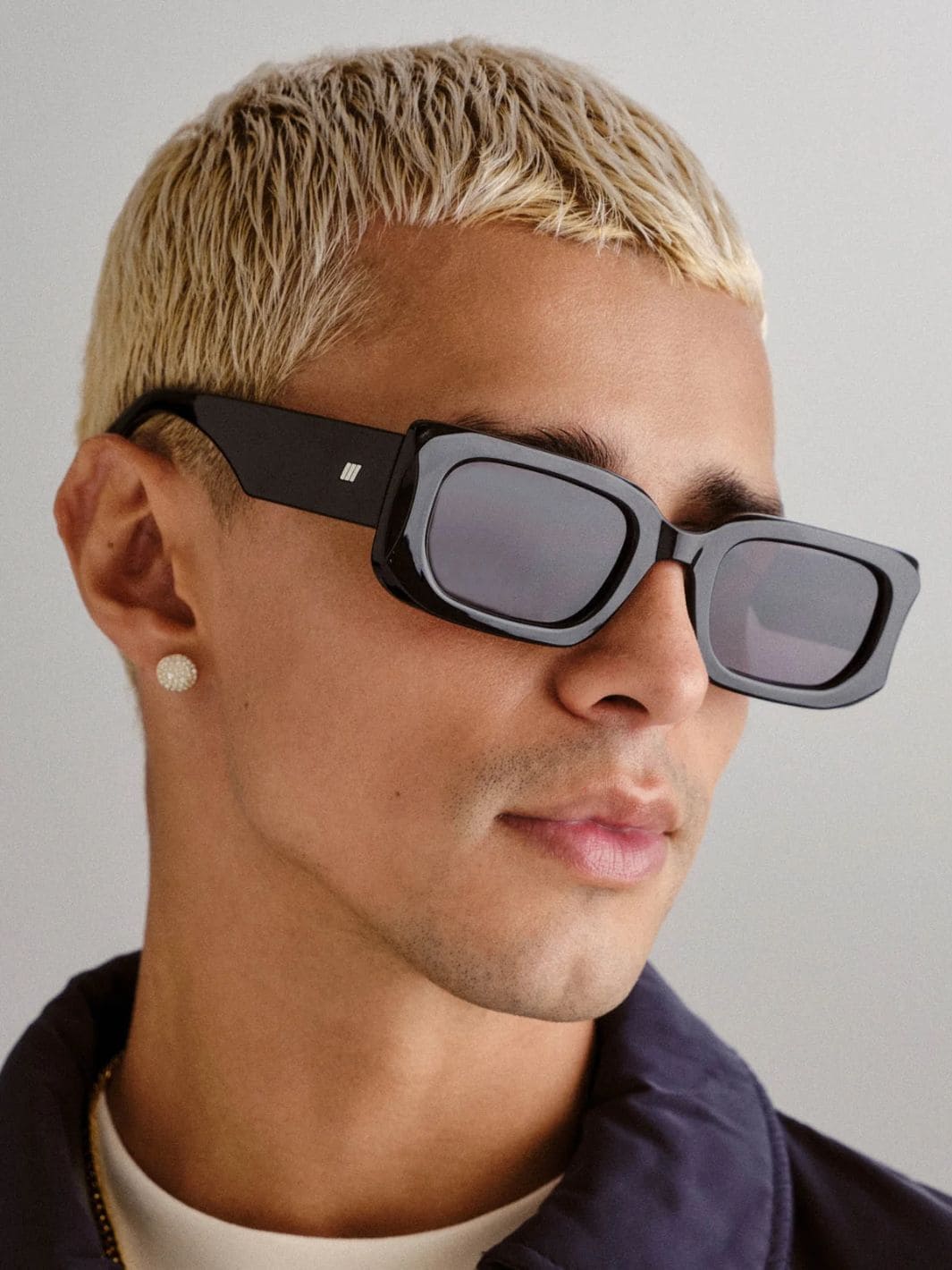 Le Specs Rippled Rebel Sunglasses in Black | Twentyseven Toronto