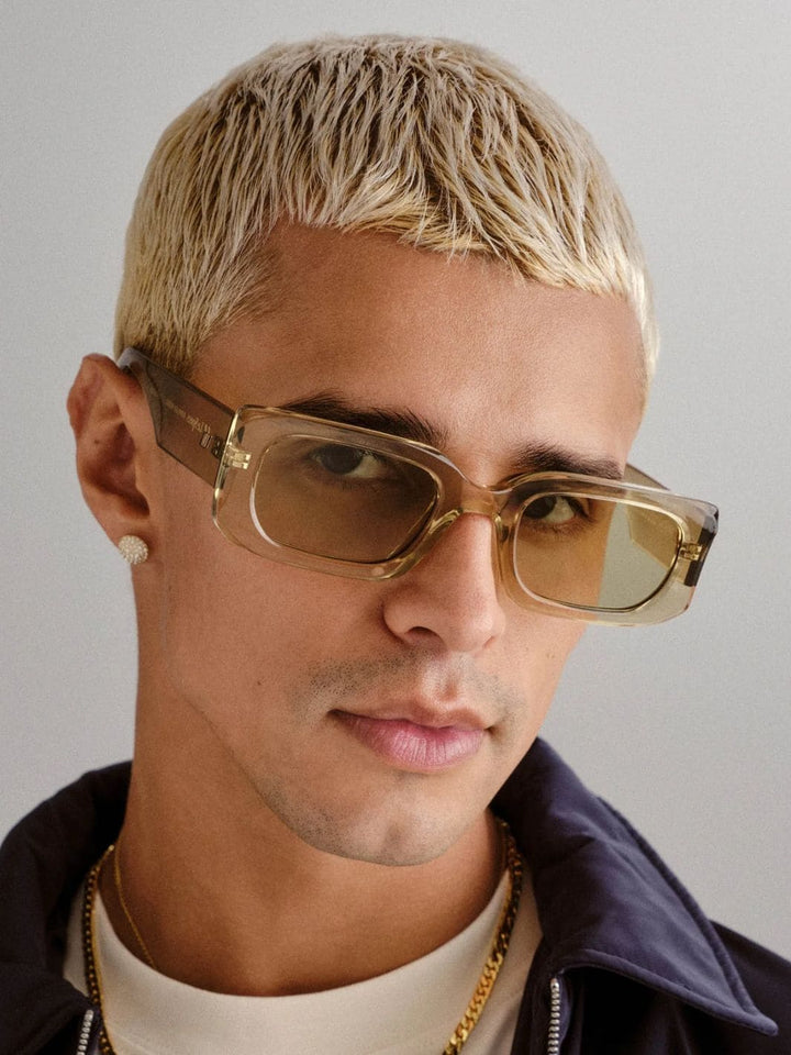 Le Specs Rippled Rebel Sunglasses in Olive Leaf / Sage Mono | Twentyseven Toronto