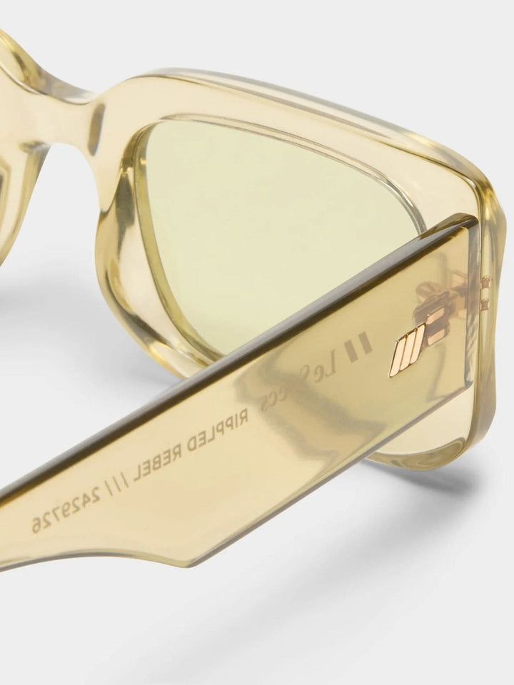 Le Specs Rippled Rebel Sunglasses in Olive Leaf / Sage Mono | Twentyseven Toronto