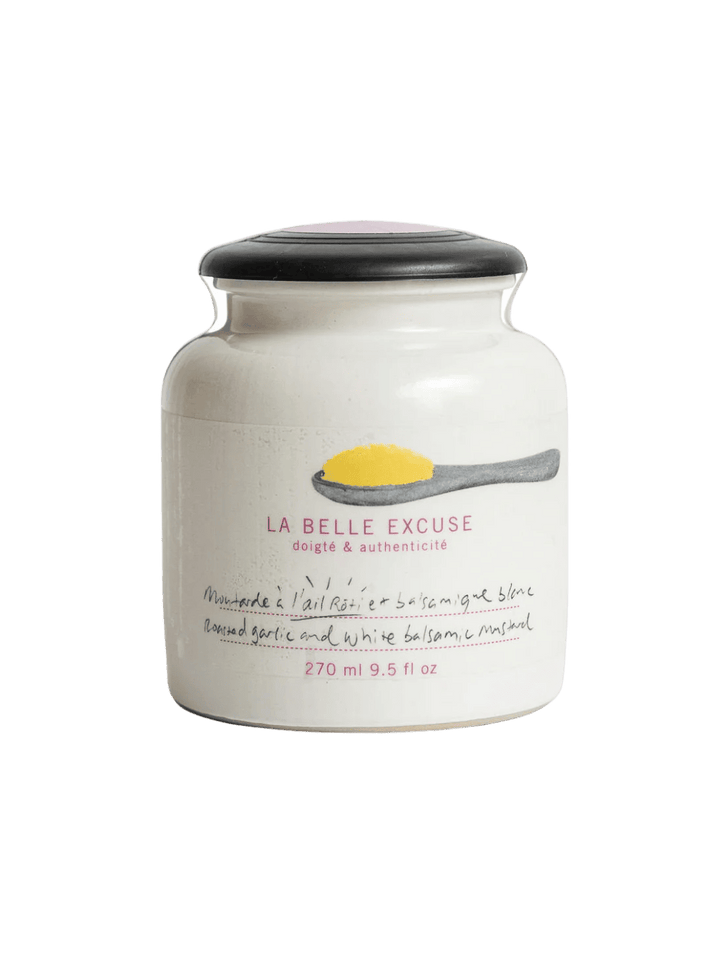 La Belle Excuse Roasted Garlic and White Balsamic Mustard | 270ml | Twentyseven Toronto
