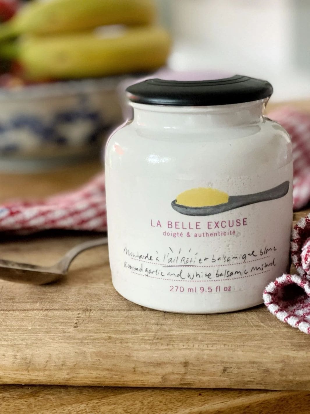 La Belle Excuse Roasted Garlic and White Balsamic Mustard | 270ml | Twentyseven Toronto