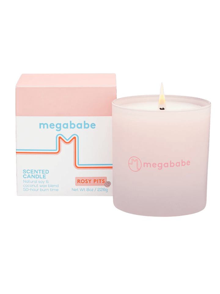 Megababe Rosy Pits Scented Candle, 226g | Twentyseven Toronto