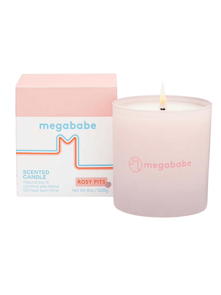 Megababe Rosy Pits Scented Candle, 226g | Twentyseven Toronto