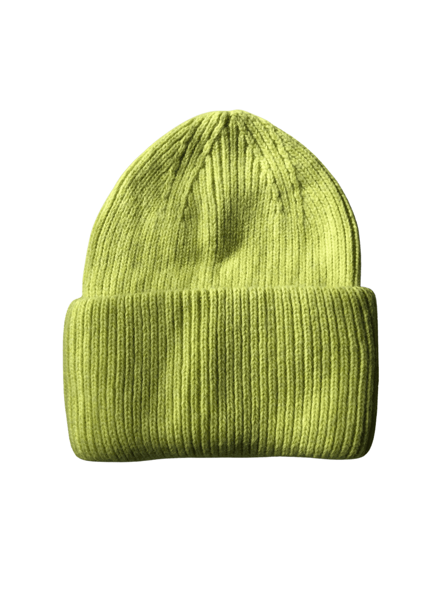 Billy Bamboo Royal Angora Wool Beanie Crystal Brights in Neon Yellow | Twentyseven Toronto