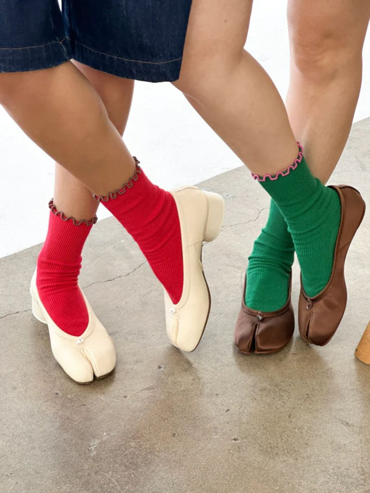 Le Bon Shoppe Ruffled Modal Socks | Twentyseven Toronto