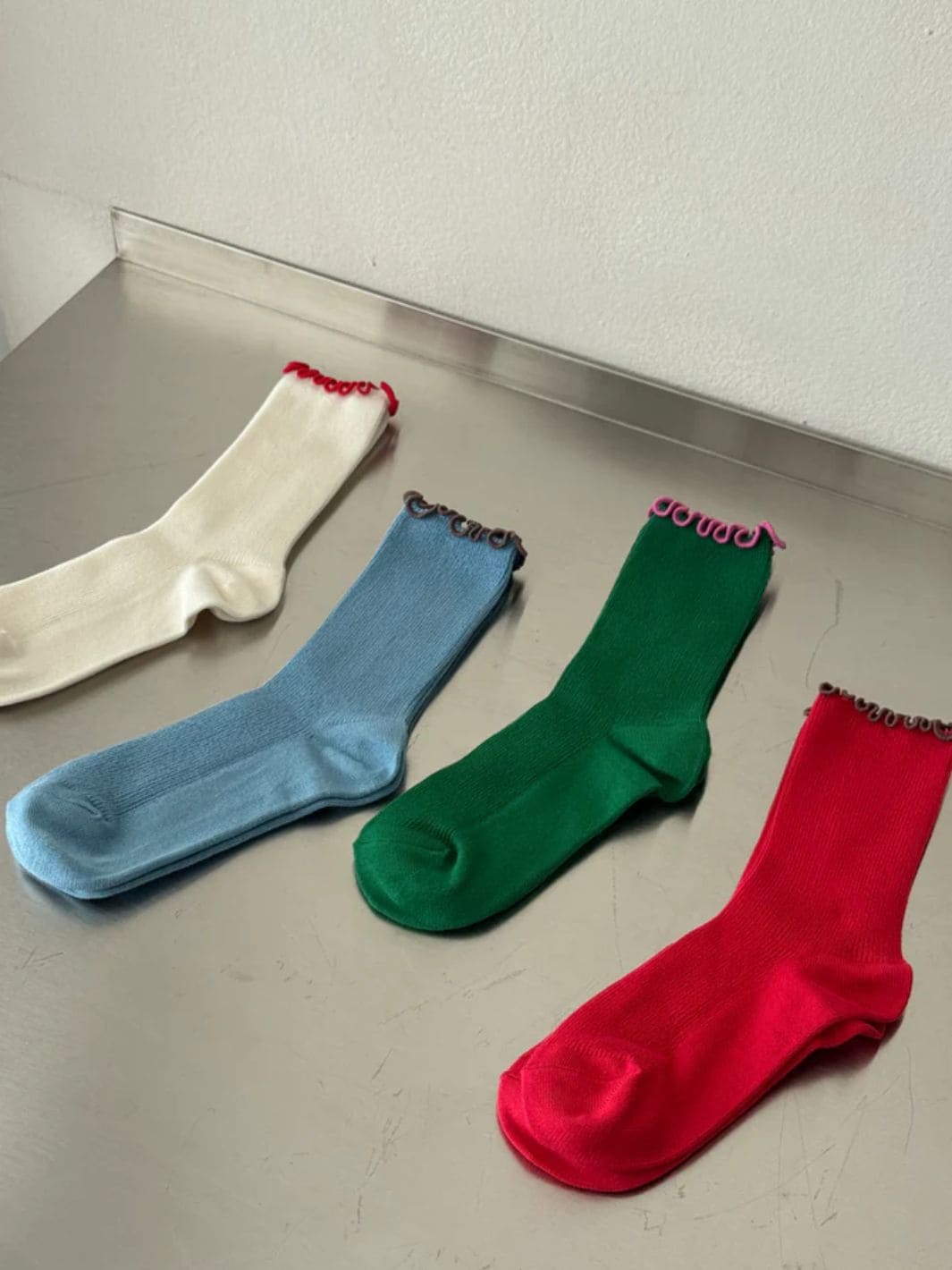 Le Bon Shoppe Ruffled Modal Socks | Twentyseven Toronto