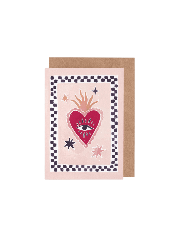 Sister Paper Co. Sacred Heart Mini Love Card | Mini Greeting Card | Mini Card | Twentyseven Toronto