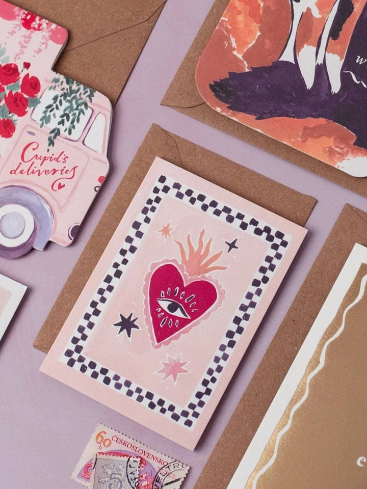 Sister Paper Co. Sacred Heart Mini Love Card | Mini Greeting Card | Mini Card | Twentyseven Toronto