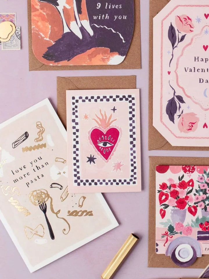 Sister Paper Co. Sacred Heart Mini Love Card | Mini Greeting Card | Mini Card | Twentyseven Toronto