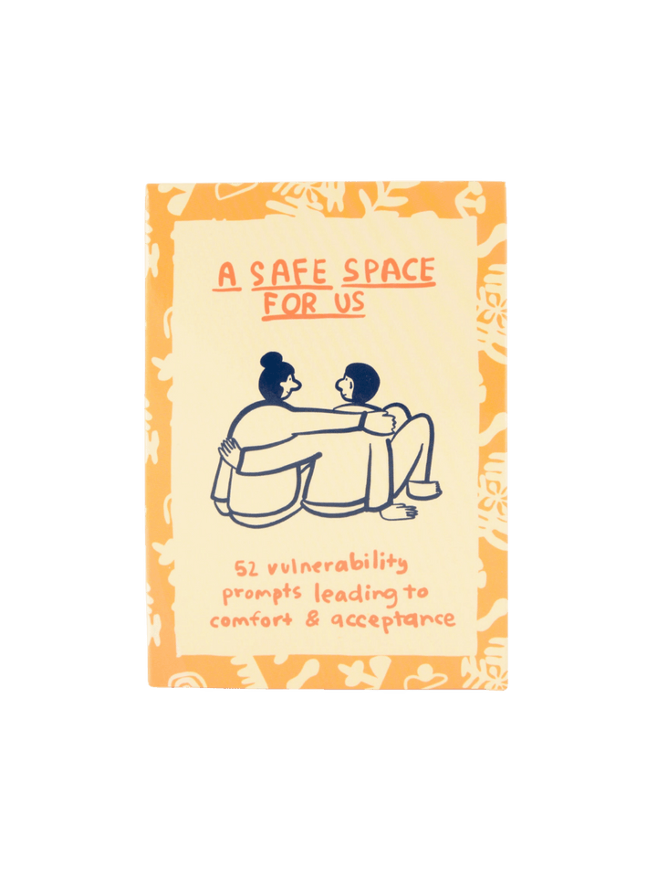Packaging for the A Safe Space For Us Deck from People I've Loved on a transparent background | Twentyseven Toronto
