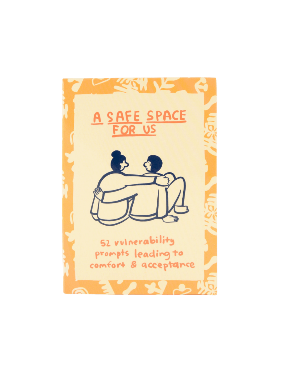 Packaging for the A Safe Space For Us Deck from People I've Loved on a transparent background | Twentyseven Toronto