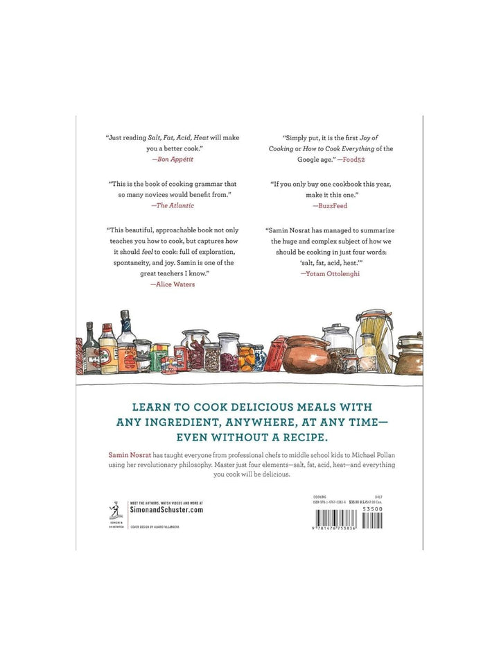 Salt, Fat, Acid, Heat: Mastering the Elements of Good Cooking by Samin Nosrat | Twentyseven Toronto 