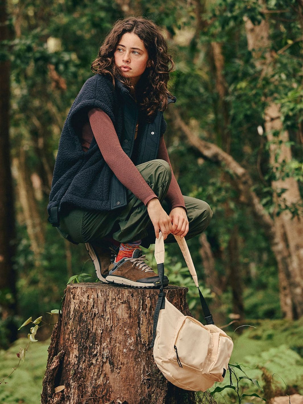 Free People FP Movement Scout It Out Fleece Vest in Black | Twentyseven Toronto