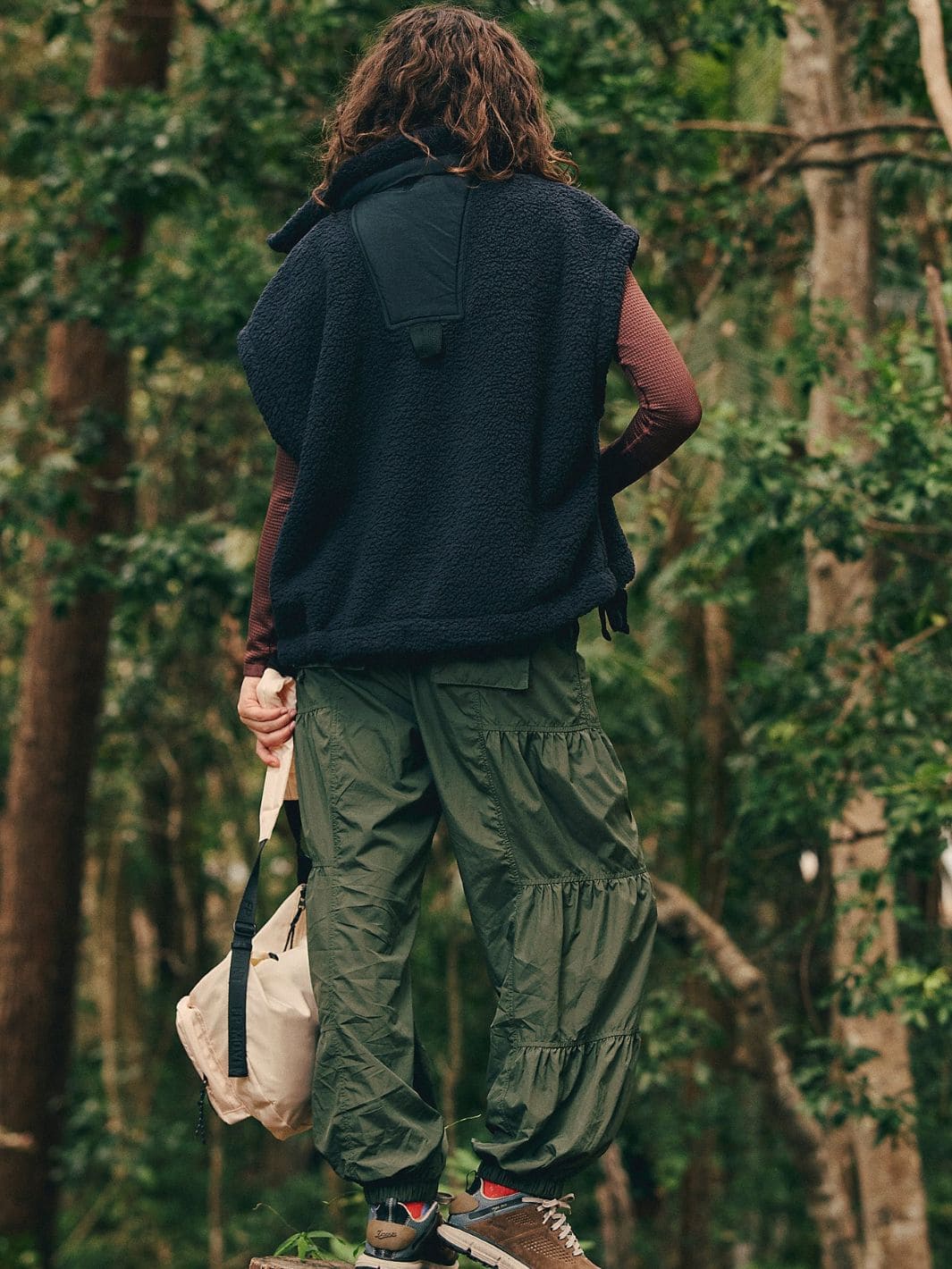 Free People FP Movement Scout It Out Fleece Vest in Black | Twentyseven Toronto
