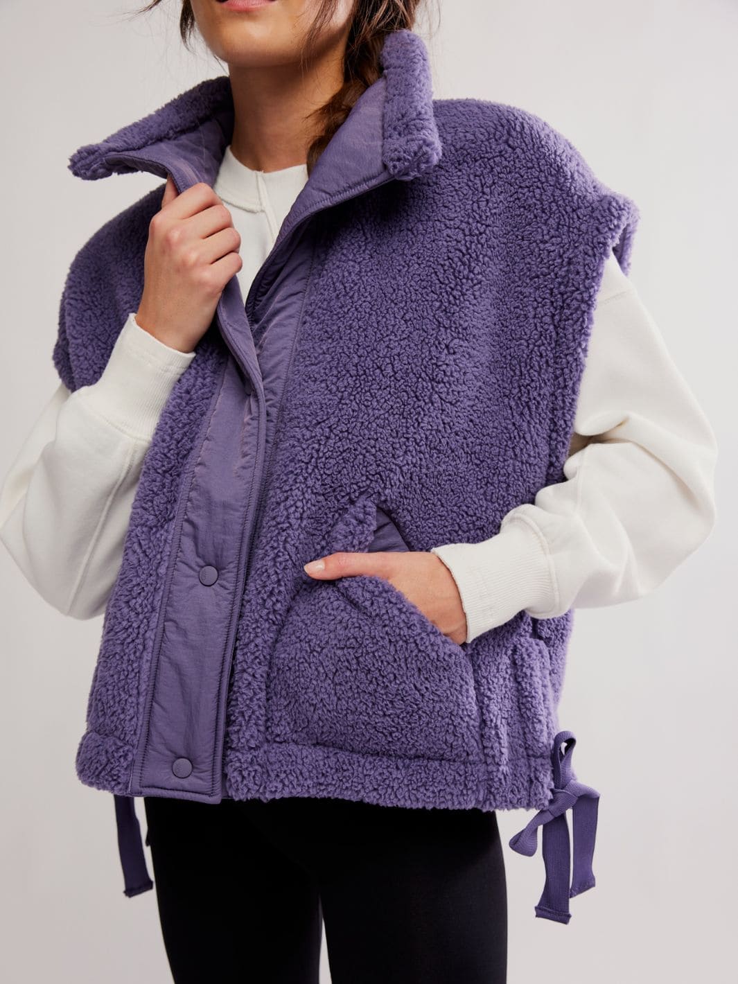 Free People Scout it Out Vest in Graphite | Twentyseven Toronto