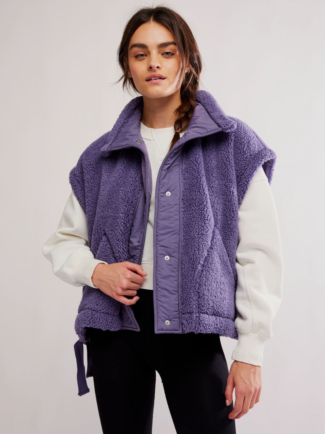 Free People Scout it Out Vest in Graphite | Twentyseven Toronto
